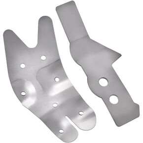 ALLGOOD Steering Box Frame Support Kit, Compatible with Chevy GMC C/K Pickup 1973-1991 Silver 2PCS