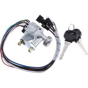 Ignition Switch Lock Cylinder with Key Replace for Mazda B2000 1986-1987 for Mazda B2200 1987-1993 for Mazda B2600 1989-1993 UB3976290 Item Replacement