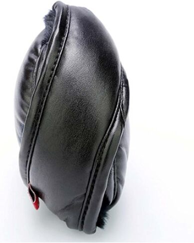 Foldable PU Leather Earmuff Faux Furry Behind Head Ear Warmer Unisex in Kuwait