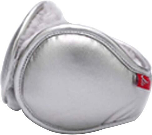 Foldable PU Leather Earmuff Faux Furry Behind Head Ear Warmer Unisex in Saudi Arabia