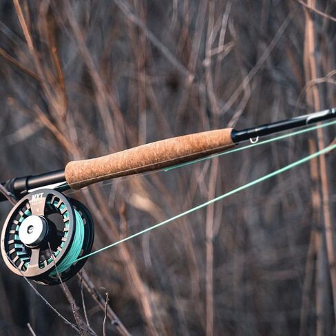 TEMPLE FORK OUTFITTERS NXT Black Label Freshwater Saltwater Moderate Action 4-Piece Fly Fishing Rods - Rod & Reel Kits Available in Kuwait