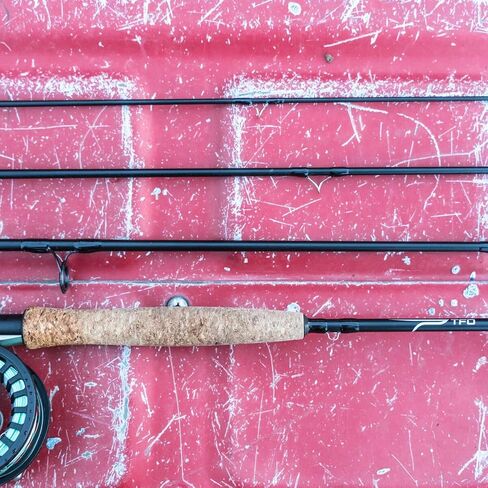 TEMPLE FORK OUTFITTERS NXT Black Label Freshwater Saltwater Moderate Action 4-Piece Fly Fishing Rods - Rod & Reel Kits Available in Kuwait