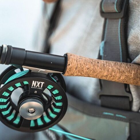 TEMPLE FORK OUTFITTERS NXT Black Label Freshwater Saltwater Moderate Action 4-Piece Fly Fishing Rods - Rod & Reel Kits Available in Kuwait