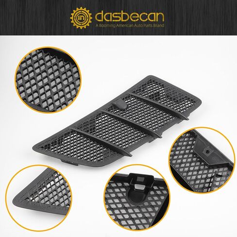 Dasbecan Left Right Hood Air Vent Grill Cover Insert Mesh 1648804305 Compatible with Mercedes W164 ML350 ML450 ML550 ML63 AMG GL320 GL350 GL450 GL550 2008-2011 Repalcement OE# 1648804405 1648804305 in Saudi Arabia
