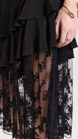 Jason Wu Women's Embroidered Lace Tulle Combo Mermaid Skirt in Saudi Arabia