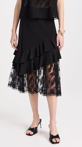 Jason Wu Women's Embroidered Lace Tulle Combo Mermaid Skirt in Saudi Arabia