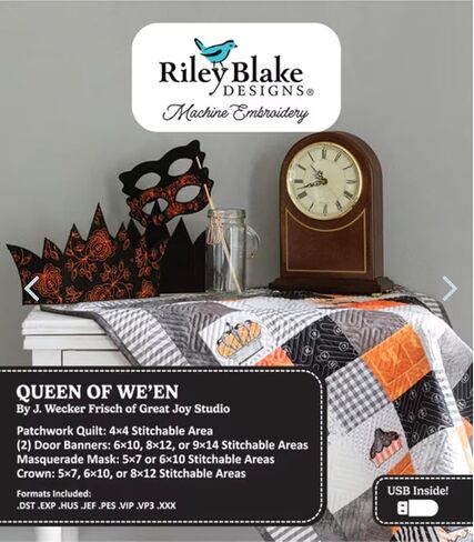Riley Blake Machine Embroidery Patterns: Exclusive Digital Design, Compatible with Major Machines, Instant Download, Scalable Sizes, and Detailed Instructions (Little Witch & Friends Dolls) in Saudi Arabia