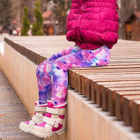 ZukoCert Girls Fleece Leggings Multipack Toddler Warm Winter Leggings for Girls in 4-10 Years Fleece Pants Girls in Saudi Arabia