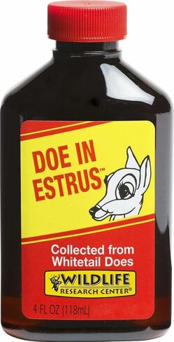 Wildlife Research Center Doe in Estrus, Powerful Sexual Attractor for Whitetail Bucks, Doe Urine Scent Lure with Estrus Secretions – 4 FL OZ in Saudi Arabia