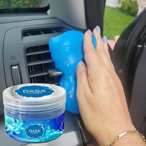 Multi-Purpose Cleaning Gel for Car Interior, Laptop Keyboard, Tablet, Camera, Printers, Calculator, Home & Office Electronics. (Blue) in Saudi Arabia