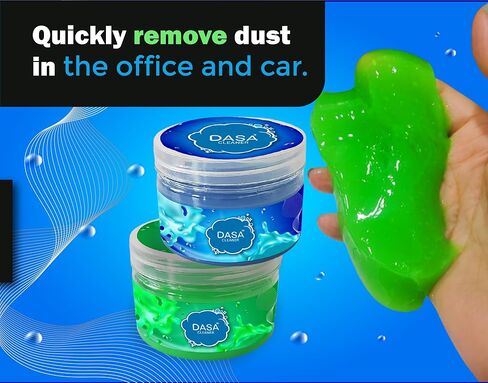 Multi-Purpose Cleaning Gel for Car Interior, Laptop Keyboard, Tablet, Camera, Printers, Calculator, Home & Office Electronics. (Blue) in Saudi Arabia