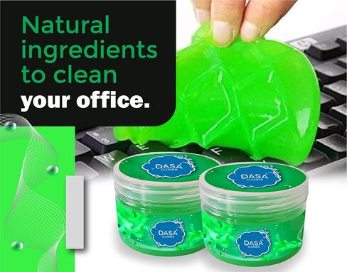 Multi-Purpose Cleaning Gel for Car Interior, Laptop Keyboard, Tablet, Camera, Printers, Calculator, Home & Office Electronics. (Blue) in Saudi Arabia