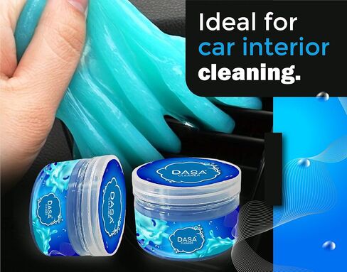 Multi-Purpose Cleaning Gel for Car Interior, Laptop Keyboard, Tablet, Camera, Printers, Calculator, Home & Office Electronics. (Blue) in Saudi Arabia