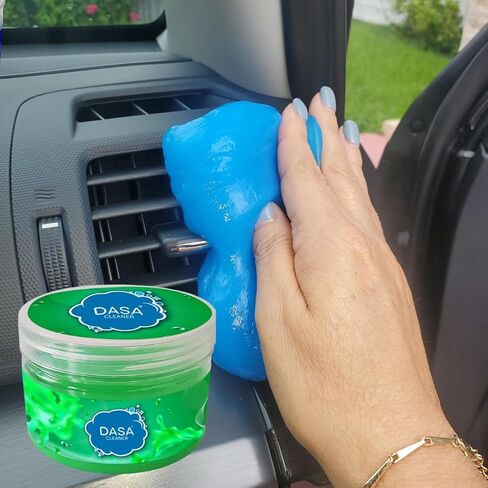 Multi-Purpose Cleaning Gel for Car Interior, Laptop Keyboard, Tablet, Camera, Printers, Calculator, Home & Office Electronics. (Blue) in Saudi Arabia