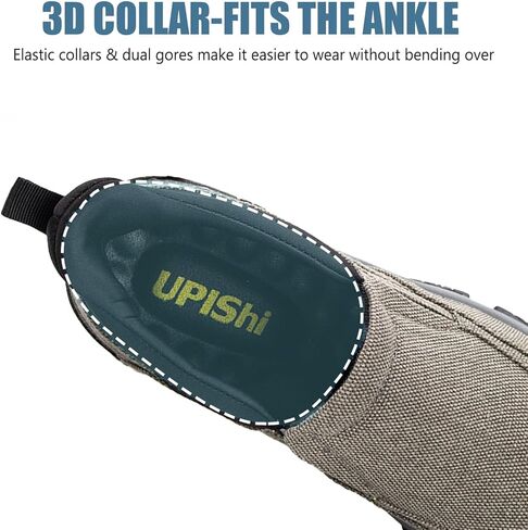 UPIShi Men's Hands Free Slip On Walking Loafer Slip-ins Casual Canvas Lightweight Indoor Outdoor Cushioning Shoes in Kuwait