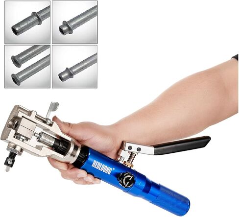 72485-PRC Universal Hydraulic Flaring Tool Set (includes 3/8" and 1/2" Transmission Cooling Line Die and Adapter Sets) with Tube Cutter, Silver/Blue in Kuwait