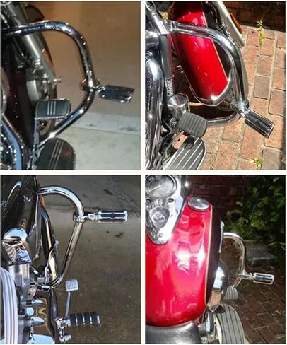 Highway Pegs,Motorcycle Foot Pegs,Car Accessories 1-1/4"Motorcycle Highway Pegs,Crash Bar Foot Pegs,Multi Angle Adjustable Highway Pegs,Suitable for 1.25" Engine Foot Pegs Bracket Clamp in Kuwait