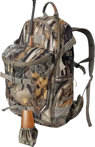 حقيبة ظهر للصيد من MDSTOP، حقيبة صيد مموهة مقاومة للماء، حقيبة صيد مسدس ذات سعة كبيرة للصيد والتخييم والمشي لمسافات طويلة (مموهة (L)) in Kuwait