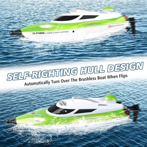 RC Boat-Remote Control Boat for Adults-High Speed 35+ KPH RC Boat for Pool-Toys for Ages 8-13 (Black) in Saudi Arabia