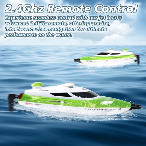 RC Boat-Remote Control Boat for Adults-High Speed 35+ KPH RC Boat for Pool-Toys for Ages 8-13 (Black) in Saudi Arabia