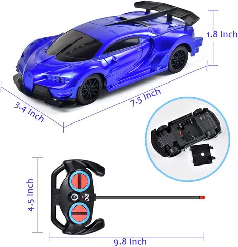 Tuko Remote Control Car Toys, RC Toys for 3+ Years Old Boy and Girl Gift (Blue) in Kuwait