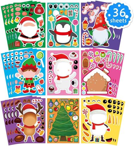 42 Sheets Halloween Stickers Make Your Own Halloween Characters Mix and Match Sticker Halloween Party Games Stickers for Kids Make a Face Stickers Halloween Party Favors in Kuwait