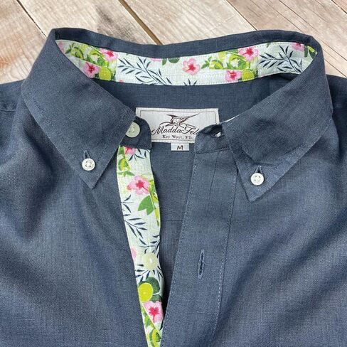 Madda Fella Long Sleeve Ernest Linen Shirt for Men in Saudi Arabia