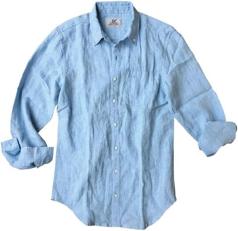 Madda Fella Long Sleeve Ernest Linen Shirt for Men in Saudi Arabia