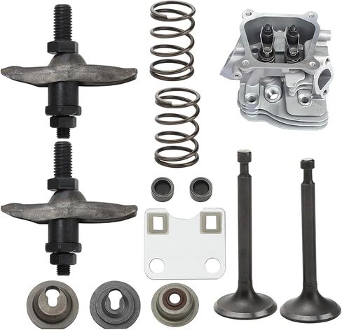 مجموعة صمامات الربيع متوافقة مع Predator 212cc 196cc 224cc Honda Clone GX160 GX200 Coleman CT200U BT200X Non-Hemi 5.5HP 6.5HP OHV Go Kart Mini Bike Racing أجزاء أداء المحرك in Saudi Arabia