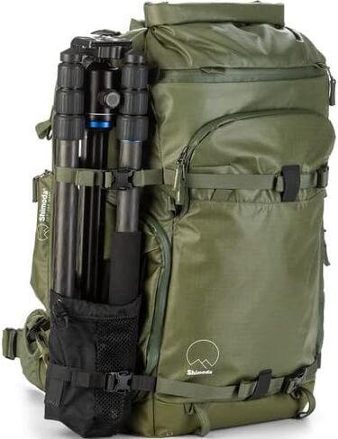 حقيبة ظهر للكاميرا مقاومة للماء من Shimoda Action X30 - تناسب كاميرات DSLR وSLR والكاميرات غير المرآة والبطاريات والعدسات وغيرها من المعدات - تباع حشوات الكاميرا المعيارية للوحدة الأساسية بشكل منفصل - أسود in Kuwait