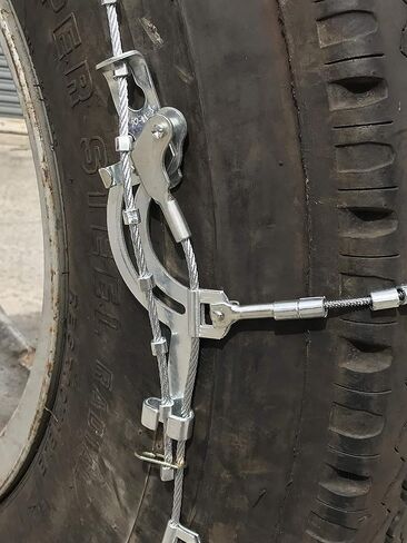 TireChain.com 2317 12R22.5, 12 22.5 Cable Tire Chains with Cam Set of 2 in Saudi Arabia