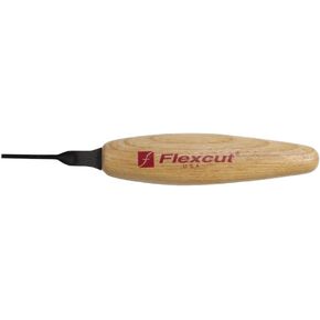Flexcut Micro Parting Tool, Razor Sharp Cutting Blade, 45 Degree, 1.5 mm for Miniature and Fine Detail Work (MT31)