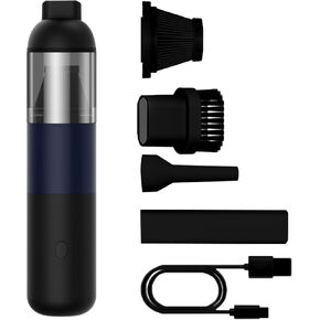 Portable Car Vacuum Cleaner, Handheld Vacuum Cordless, 8000PA Powerful Suction Vacuum Cleaner, Low Noise Rechargeable Mini Hand Held Vacuum for Car/Home/Pet/Office