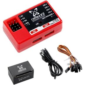 FMS Reflex V3 Flight Controller Gyro Stabilizer Remote Control for RC Plane Fixed Wing