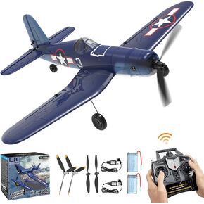 VOLANTEXRC RC Planes for Adults, 4-CH F4U Corsair RC Airplanes, One-Key Aerobatic, Stable and Safe with The Xpilot Stabilization System, Suitable for Outdoor Activity