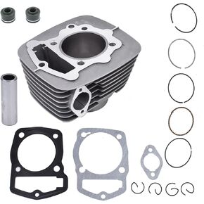 LABLT Cylinder Piston Gasket Set Assembly Replacement for Honda ATC200 ARC XL200 250cc 223CM3 Piston 65.5mm Rings