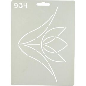 Quilting Creations Single Tulip Quilt Stencil