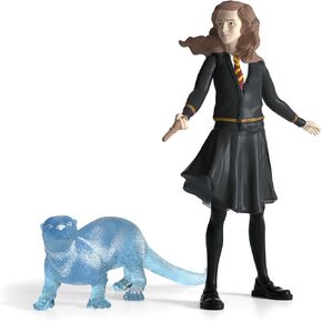 Schleich Wizarding World of Harry Potter 2-Piece Collectible Set with Hermoine and Hermoine's Otter Patronus Figurines