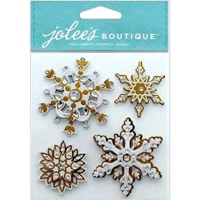 Jolee's Boutique 0015586873443 Jolly Boutique Bling Snowflakes BQ15 , Other