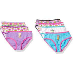 STAR WARS Girls' Baby Yoda Mandalorian 100% Cotton Underwear Multipacks Available in Sizes 4, 6, and 8