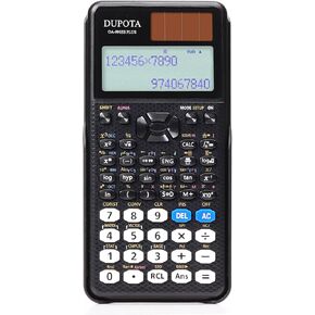 OA-991ES Plus Scientific Calculator 417 Functions 2-Line 10+2 Digits Written Display Solar Battery - Ideal for Middle High School Students and Teachers