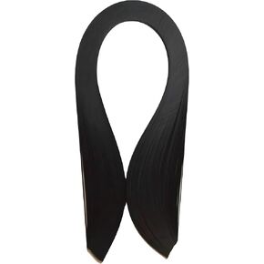 Quilling Paper 3mm 5mm 7mm 10mm Black Quilling Strips Black Paper Strips for Crafts Classroom Lucky Star Paper Filigree 120pcs/Bag 54cm Length (3mm-1/8inch)