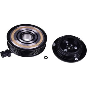 AC Compressor Clutch Kit Coil Pulley 68294506AC 68084274AB Compatible with Jeep Grand Cherokee Wrangler Dodge Charger Challenger 6 CYL 3.6L 2011-2016 98311 97311 68021637AC 68021637AD