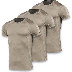 M-Tac Athletic Tactical T-Shirt Gen.2 - Breathable Polyester Military T-Shirt with Patch Panels on Short Sleeves for Men