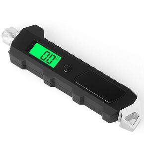 MEANLIN MEASURE Digital Dual Head Tire Gauge 0-230PSI Heavy Duty Professional Accessories for SUV RV Truck and Normal Cars with Backlit LCD and Flashlight