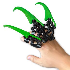 3D Printed Halloween Claw Decoration, Five-Finger Mobile Toy, Suitable for Halloween Parties, Cosplay Equipment (Red)