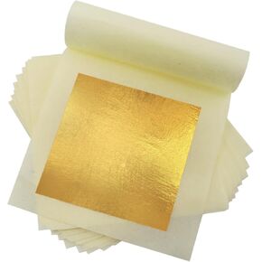 Edible Gold Leaf, Edible Gold Flakes (3 Bottles with Tweezers)