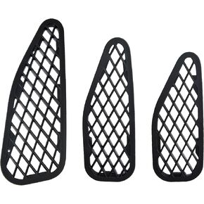 Hood Air Vent Cover Compatible with Toyota FJ Cruiser 2007-2021(3pcs,Black)