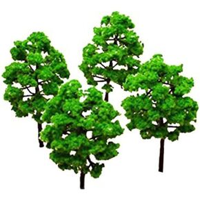 WINOMO 25pcs Model Trees Mini Scenery Landscape Architecture Train Railroad Trees
