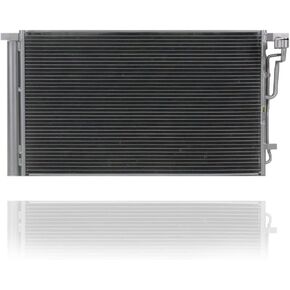 A/C Condenser - Pacific Best Inc. Compatible/Replacement for 30030 17-20 Hyundai Elantra 2.0L - With Receiver & Dryer, Parallel Flow Construction